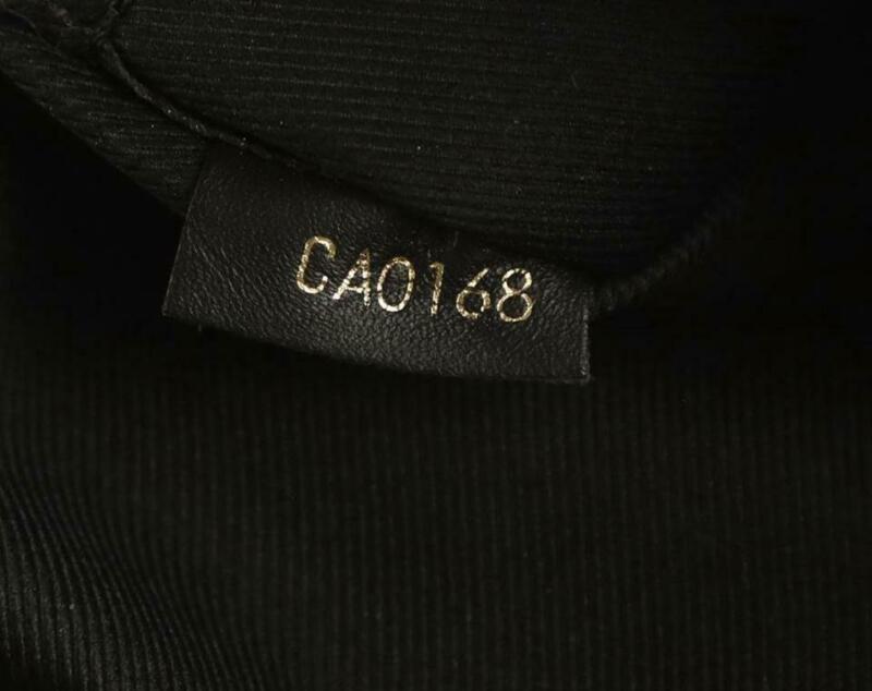 Louis Vuitton Saintonge Black Monogram Canvas Shoulder Bag