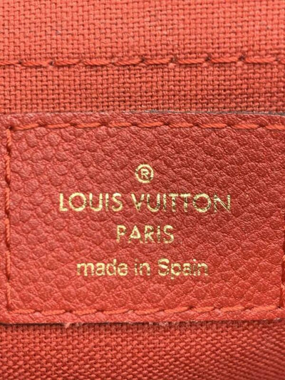 Louis Vuitton Pallas Clutch Monogram Red Canvas Cross Body Bag