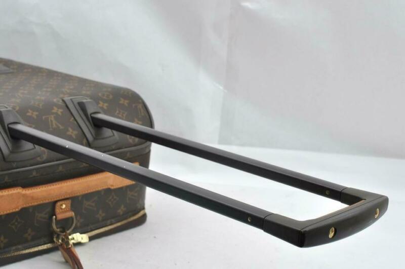 Louis Vuitton Pegase 55 Carry On Suitcase Brown Monogram Canvas Weekend/Travel