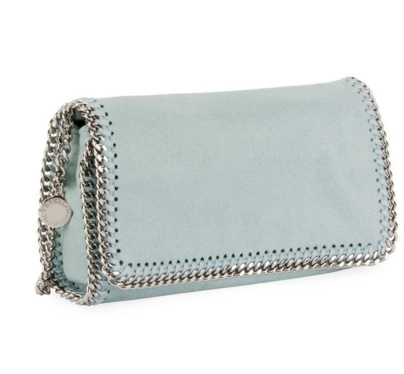 Stella McCartney Falabella Sky Blue Faux Leather Cross Body Bag