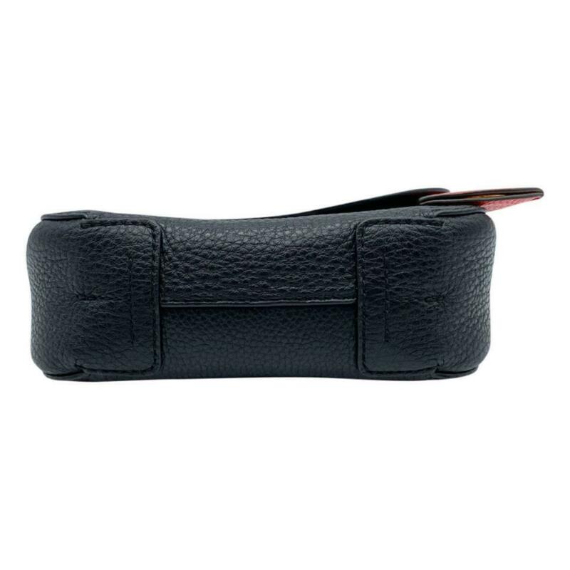 Tory Burch Crossbody Perry Black Calfskin Leather Shoulder Bag