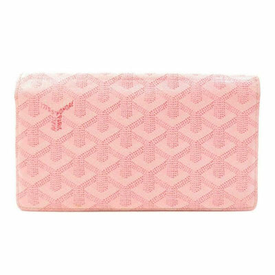 Pink Richelieu Bi-Fold Long Wallet