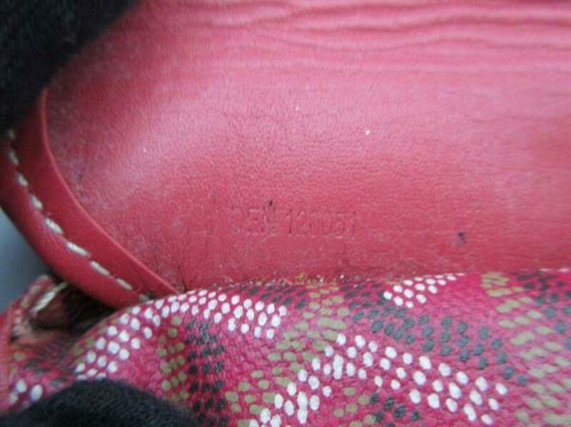 Goyard Saint Louis Pm with Pouch Special Edition Red Coated Canvas Tote