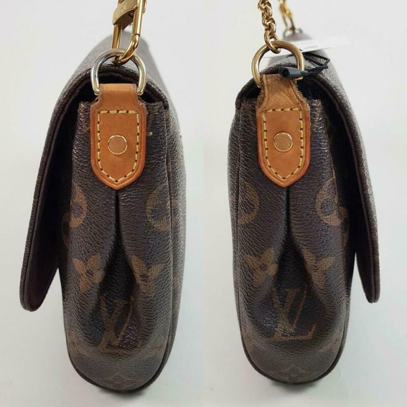 Louis Vuitton Favorite Mm Brown Monogram Canvas Cross Body Bag