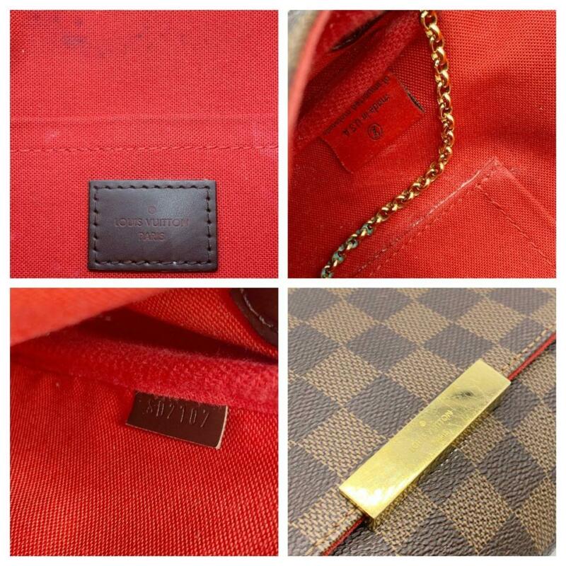 Louis Vuitton Favorite Mm 2017 Brown Damier Ébène Canvas Cross Body Bag
