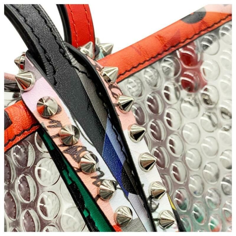 Christian Louboutin Small Cabata Red Pvc Tote