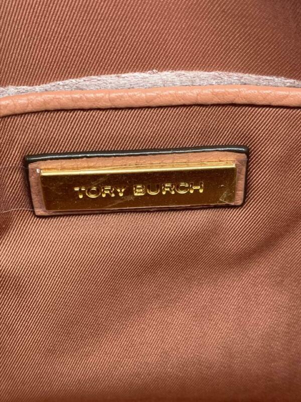 Tory Burch Camera Mcgraw Brown Leather Shoulder Bag