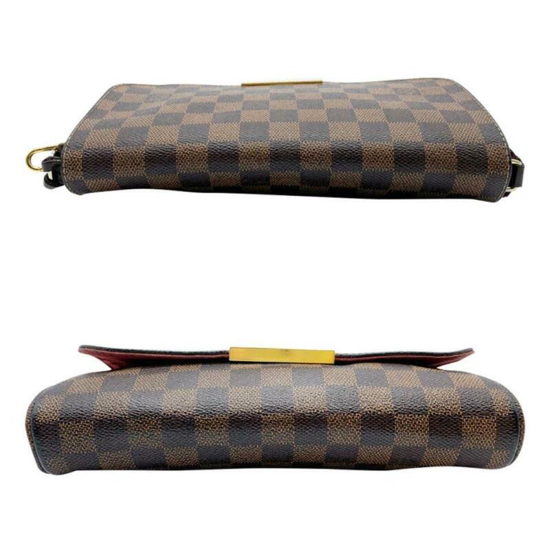 Louis Vuitton Favorite Mm Brown Damier Ébène Canvas Cross Body Bag