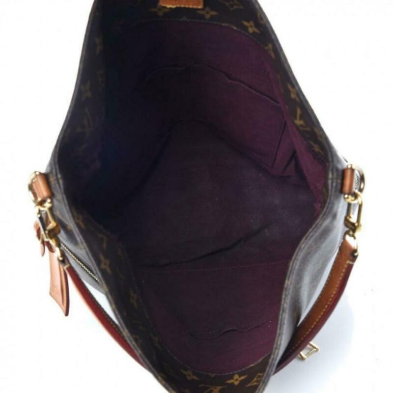 Louis Vuitton Melie Brown Monogram Canvas Hobo Bag