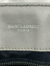 Saint Laurent Monogram Loulou Calfskin Matelasse Medium Monogram Chain Gray