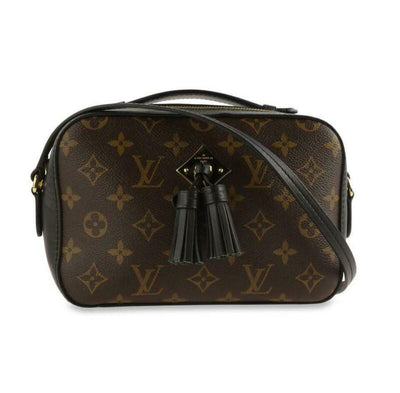 Louis Vuitton Saintonge Black Monogram Canvas Shoulder Bag