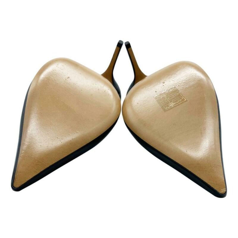 Valentino Black Rouge Bond 37.5 Pumps Size US