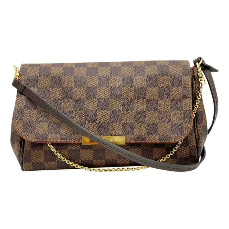 Louis Vuitton Favorite Mm 2017 Brown Damier Ébène Canvas Cross Body Bag