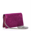 Gucci Dionysus Super Mini Fuchsia Purple Velvet Cross Body Bag