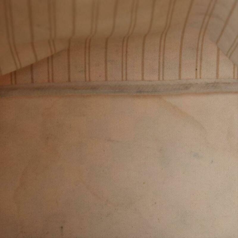 Louis Vuitton Neverfull Mm with Pouch White Damier Azur Canvas Tote