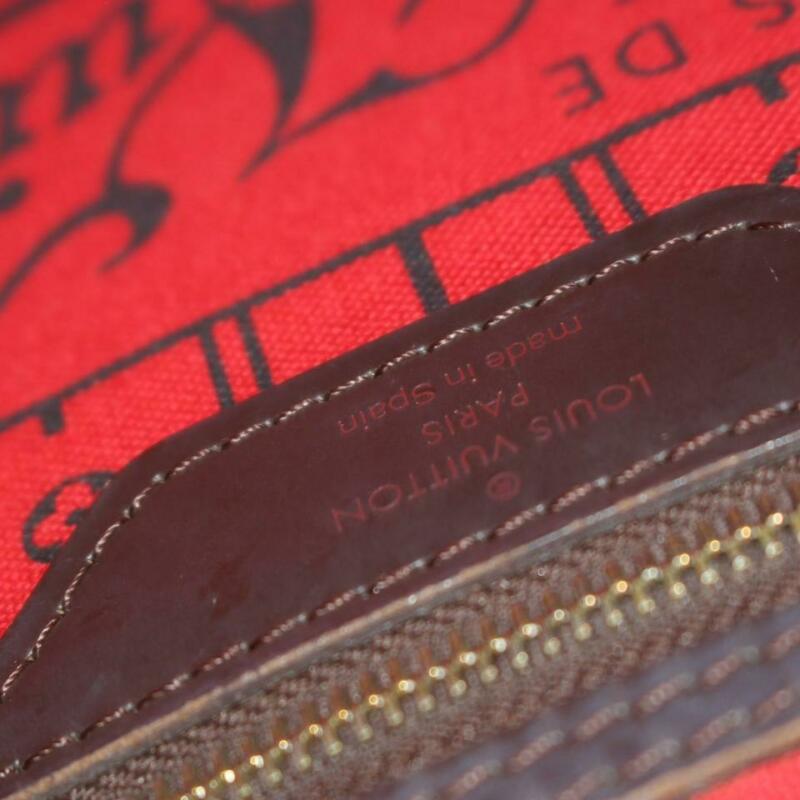 Louis Vuitton Neverfull Mm Brown Damier Ébène Canvas Tote