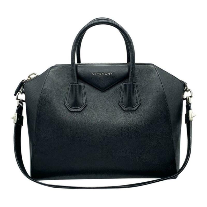 Givenchy Medium Sugar Antigona Black Leather Satchel