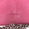 Gucci Chain Wallet Dionysus Mini Pink Suede Cross Body Bag