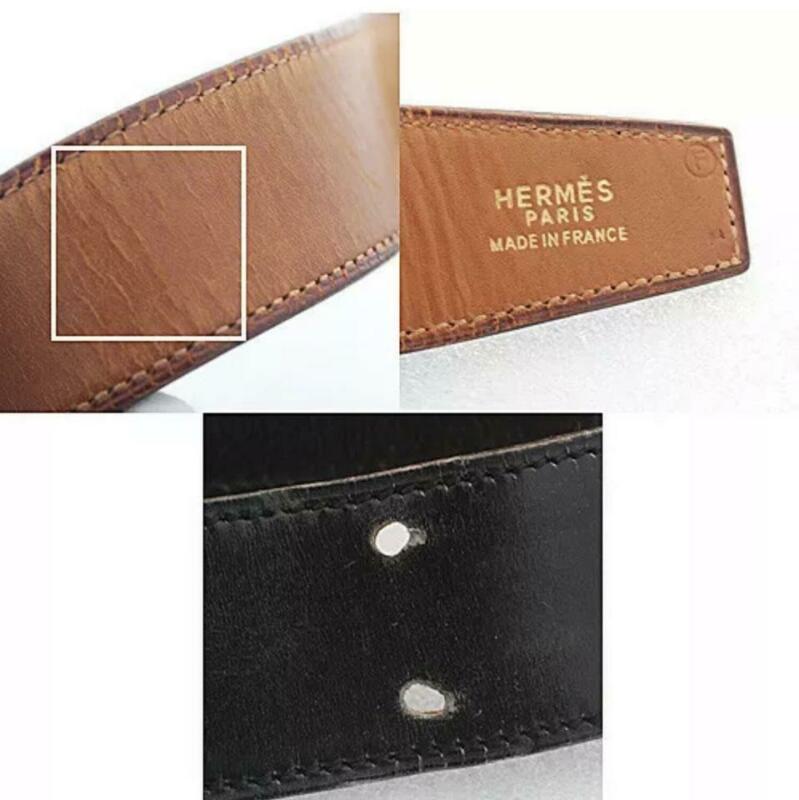 Hermès Black Constance 80 Cm Belt