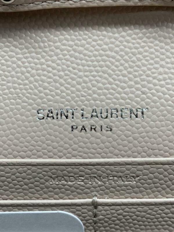 Saint Laurent Chain Wallet Medium Woc Pink Leather Cross Body Bag