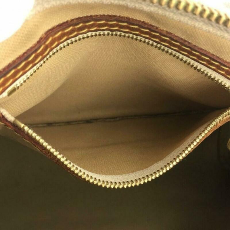 Louis Vuitton Speedy Bandouliere 25 White Damier Azur Canvas Cross Body Bag