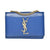 Saint Laurent Monogram Kate Chain Small Blue Leather Cross Body Bag
