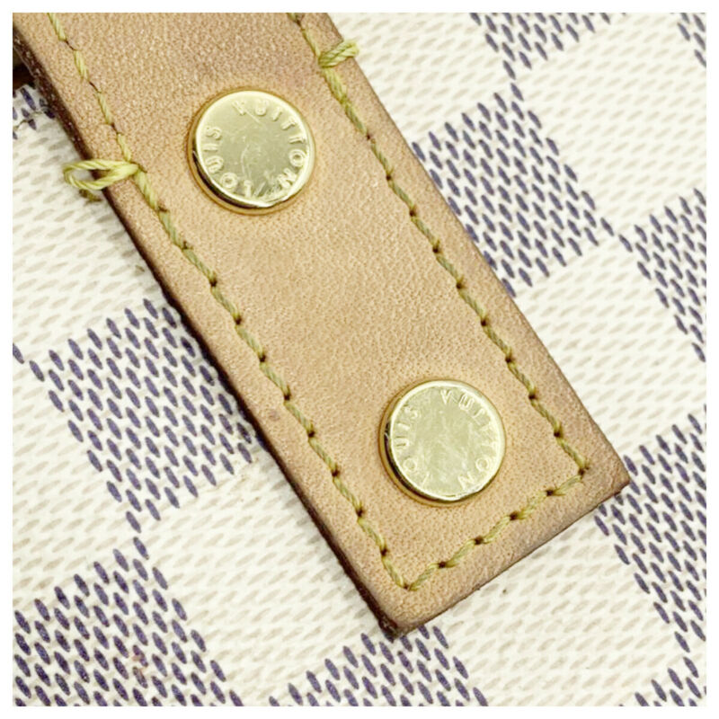 Louis Vuitton Sperone Bb White Damier Azur Canvas Backpack