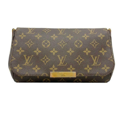 Louis Vuitton Favorite Mm Brown Monogram Canvas Cross Body Bag