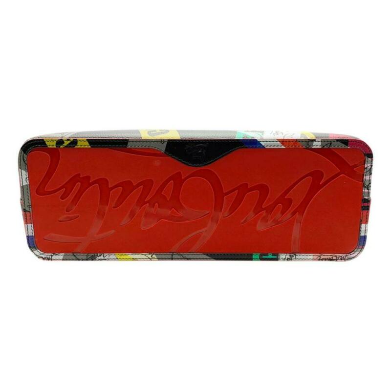 Christian Louboutin Loubiballage Calfskin Cabata Black Leather Tote