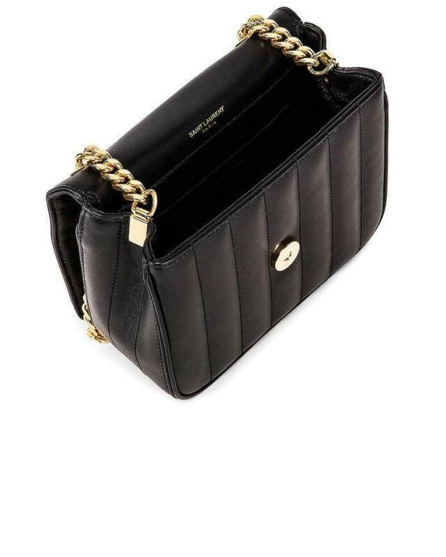 Saint Laurent Vicky Monogramme Black Calfskin Leather Shoulder Bag