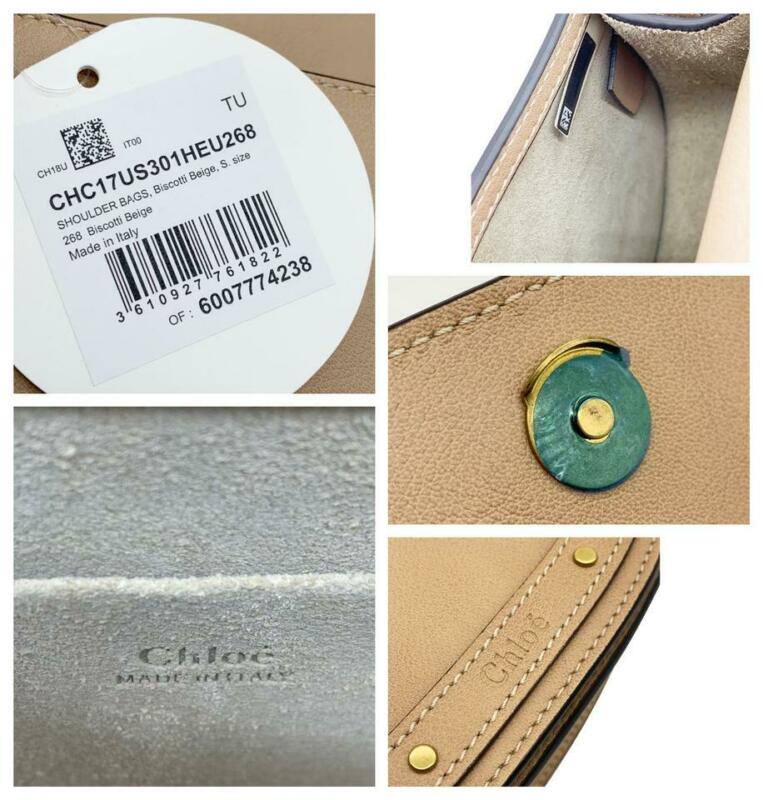 Chloé Crossbody Nile Small Bracelet Beige Leather Shoulder Bag