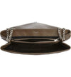 Saint Laurent Monogram Loulou Faggio Large Matelassé Brown Leather Shoulder Bag