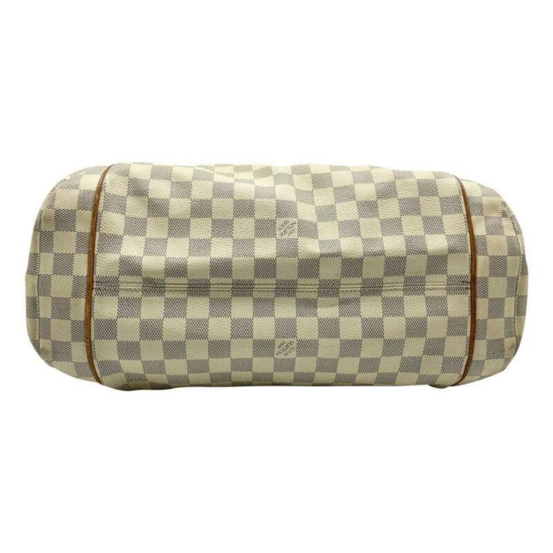 Louis Vuitton Totally Gm White Damier Azur Canvas Tote