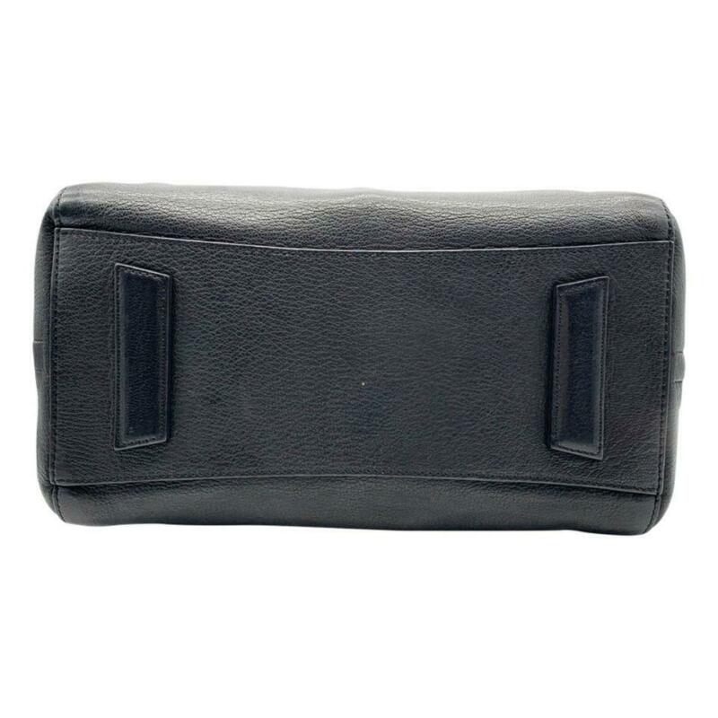 Givenchy Sugar Goatskin Small Antigona Black Leather Shoulder Bag