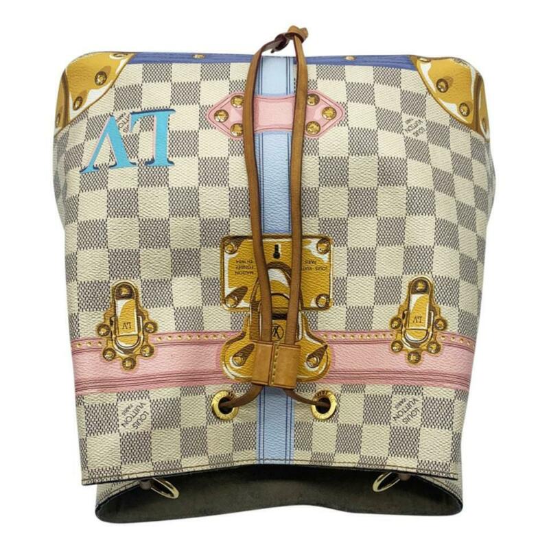 Louis Vuitton Summer Trunks Neonoe White Damier Azur Canvas Shoulder Bag