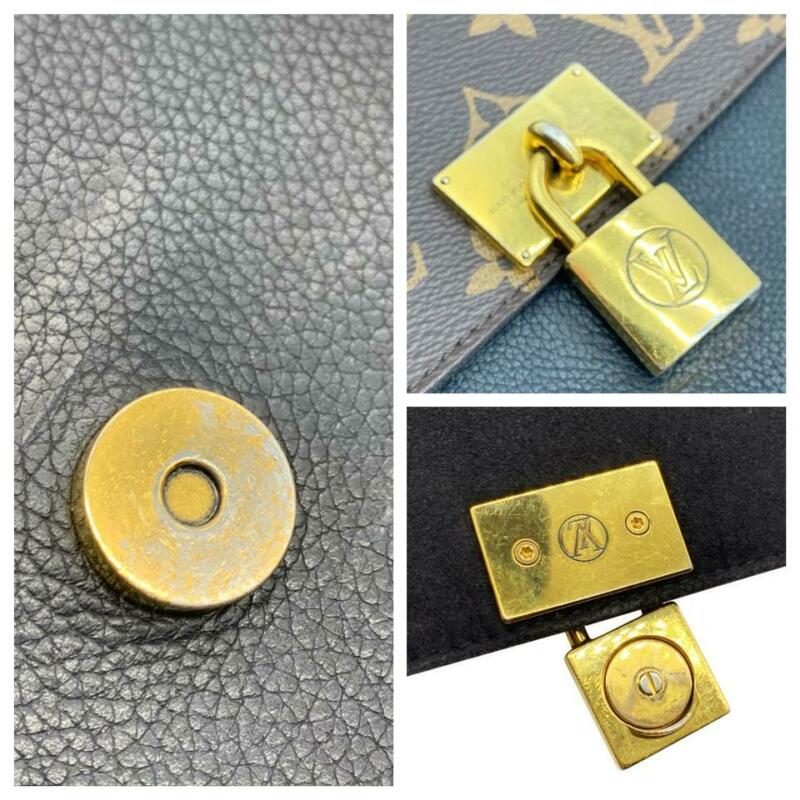 Louis Vuitton Marignan Black Monogram Canvas Shoulder Bag