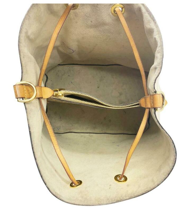 Louis Vuitton Summer Trunks Neonoe White Damier Azur Canvas Shoulder Bag