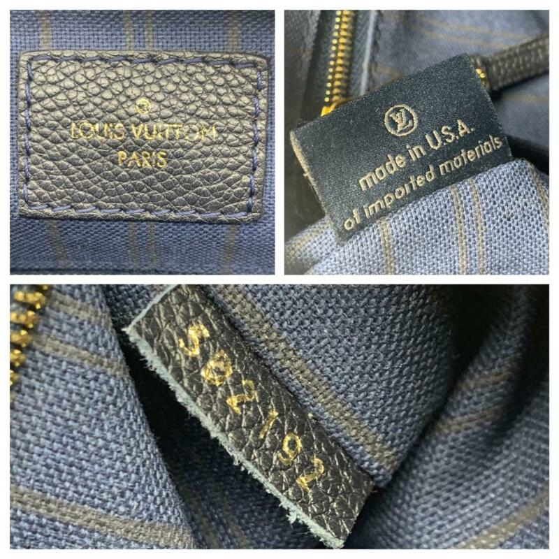 Louis Vuitton Blue Infini Monogram Empreinte Leather Speedy Bandouliere 25  Bag - Yoogi's Closet