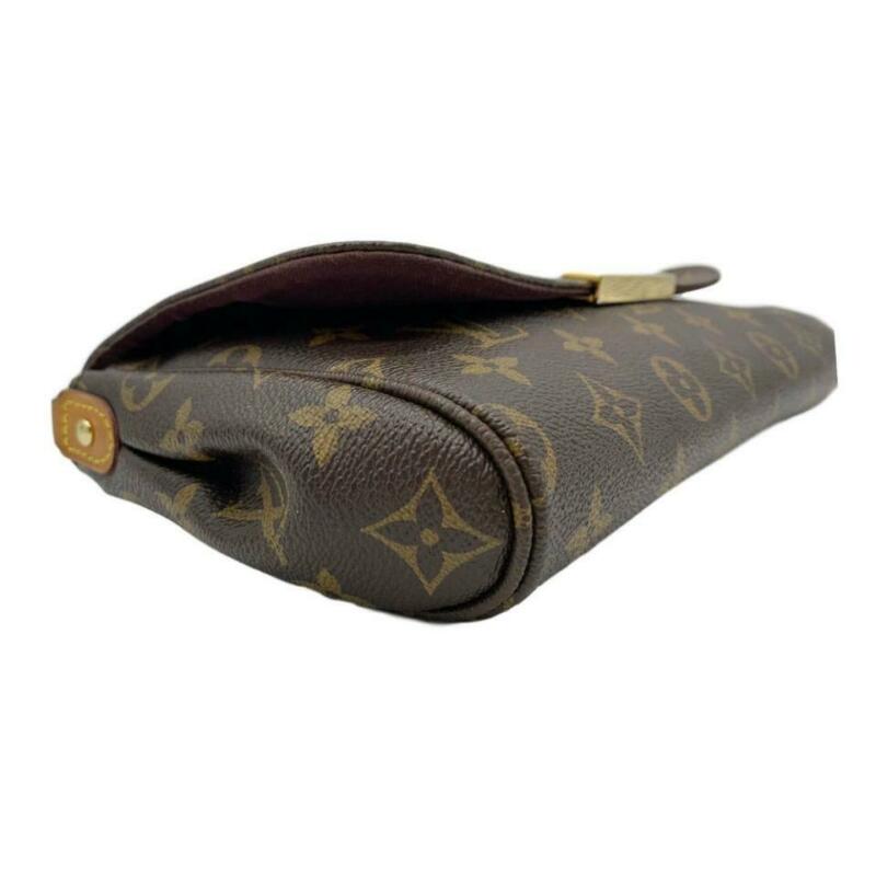 Louis Vuitton Favorite Mm Brown Monogram Canvas Cross Body Bag
