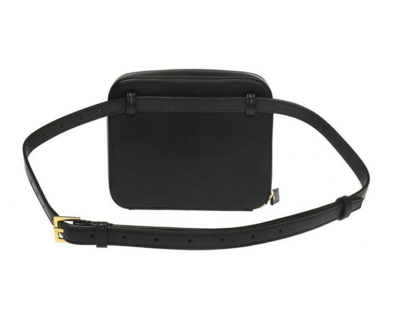 Saint Laurent Belt Vicky Quilted Black Leather Messenger Bag