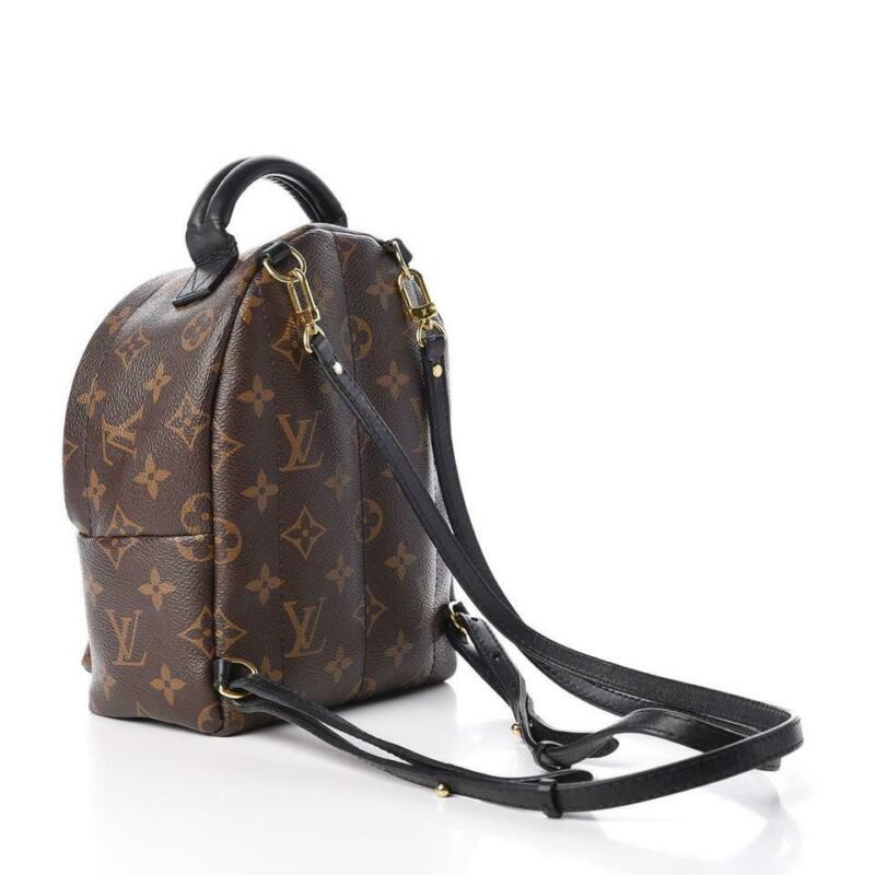 Louis Vuitton Palm Springs Backpack Mini Brown Monogram Canvas Shoulder Bag