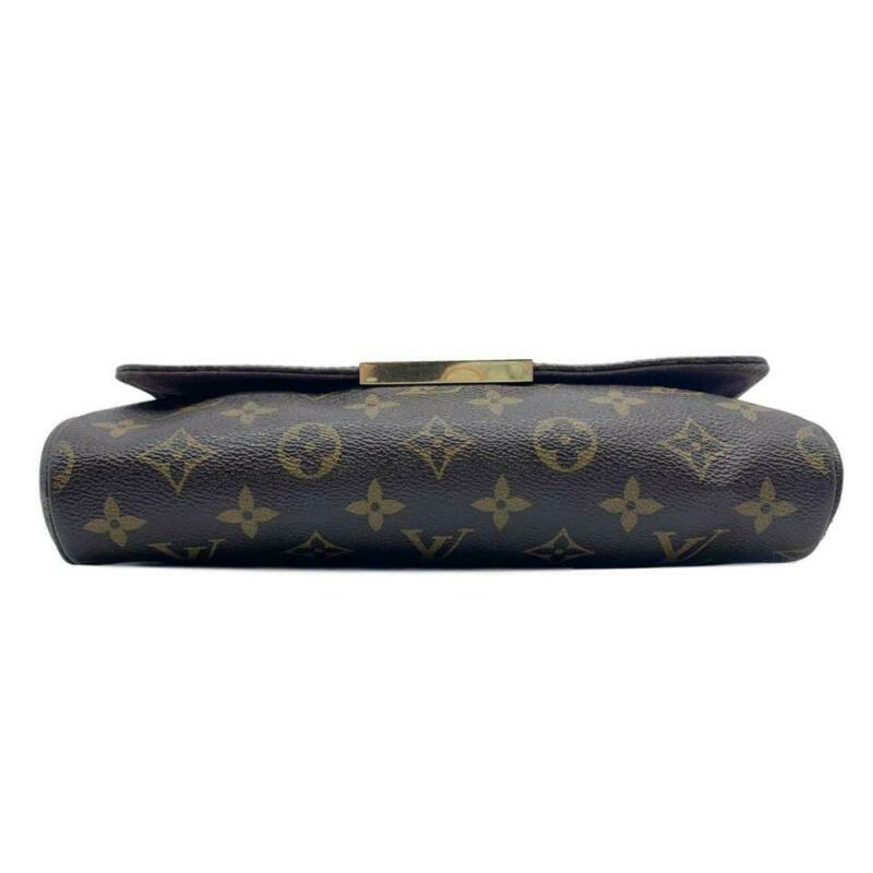 Louis Vuitton Favorite Mm Brown Monogram Canvas Shoulder Bag