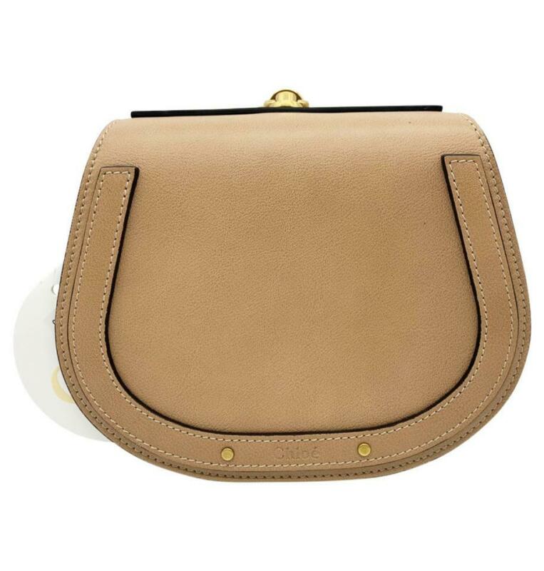 Chloé Crossbody Nile Small Bracelet Beige Leather Shoulder Bag