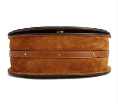 Chloé Nile Medium Bracelet Saddle Brown Leather Cross Body Bag