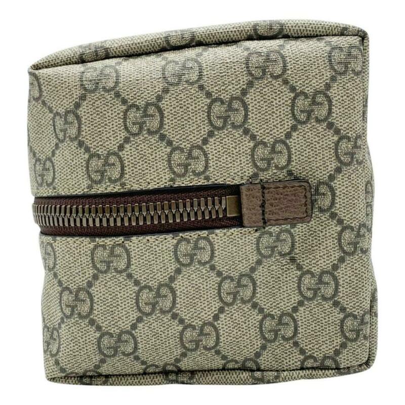 Gucci Mini Ophidia Toiletry Case Brown Gg Supreme Canvas Weekend/Travel Bag