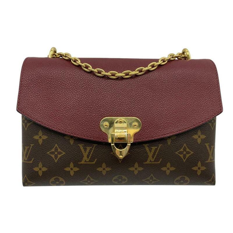 Louis Vuitton Saint Placide Chain Aurore 2018 Red Monogram Canvas Cross Body Bag