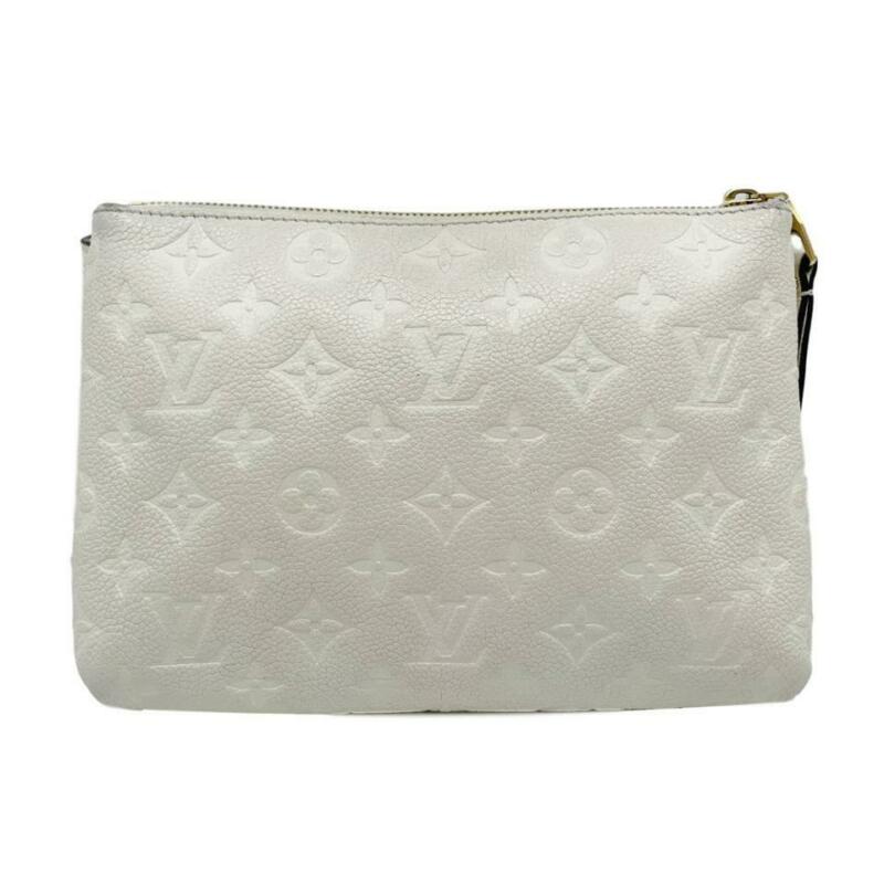 Louis Vuitton Twice White Monogram Empreinte Leather Cross Body Bag