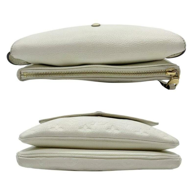 Louis Vuitton Twice White Monogram Empreinte Leather Cross Body Bag