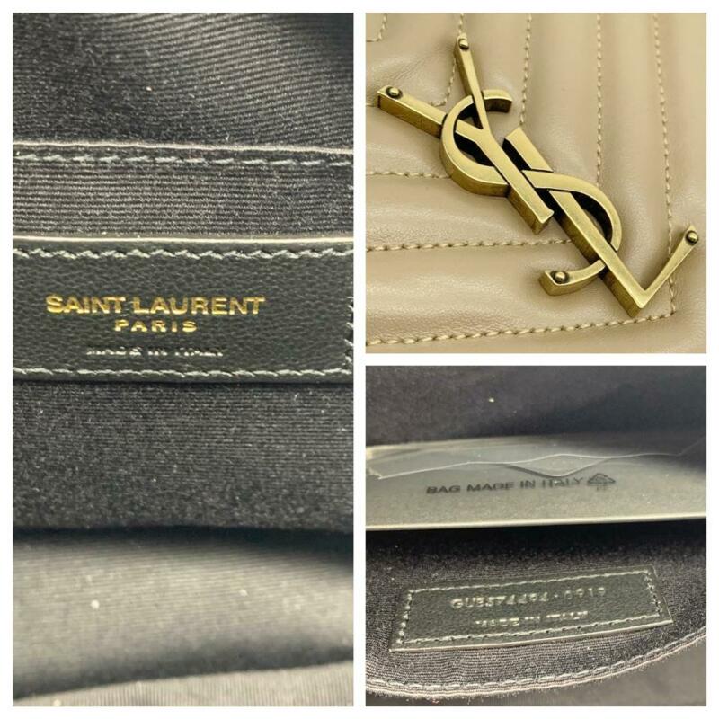 Saint Laurent Monogram Camera Lou Medium Quilted-leather Cross-body Beige