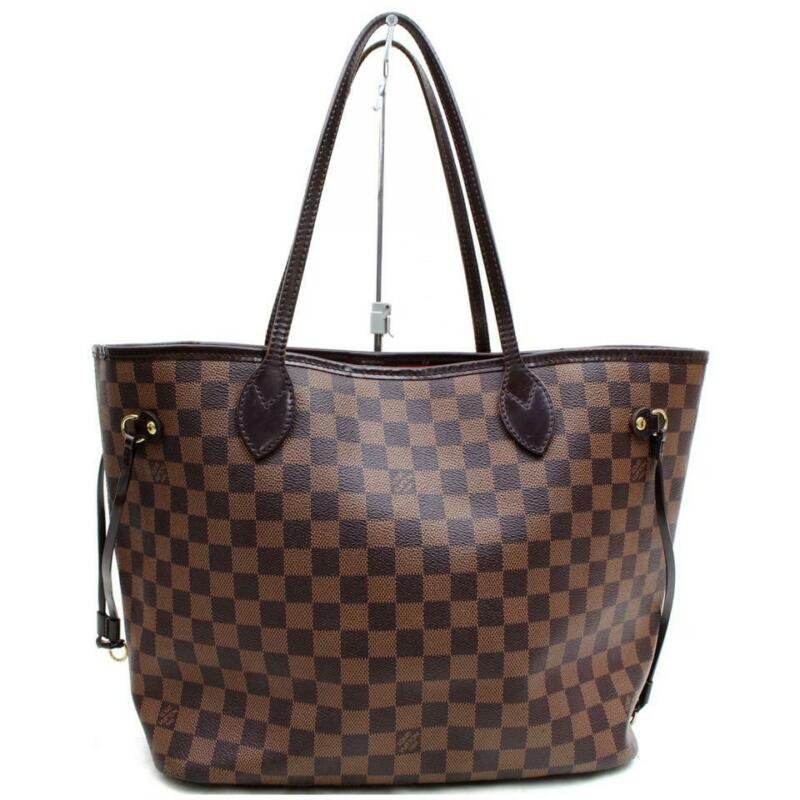 Louis Vuitton Neverfull Mm Brown Damier Ébène Canvas Tote